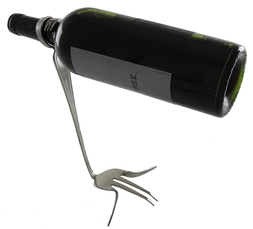 Fork Straight Wine Bottle Holder