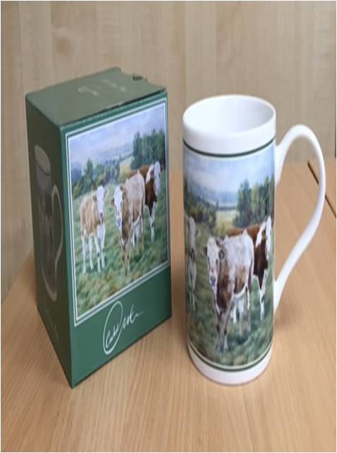Cattle Fine China Mug