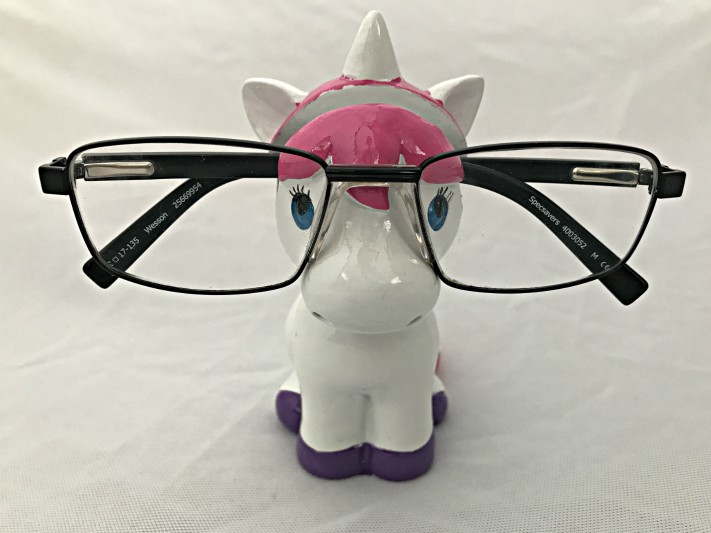 Piggy Bank Unicorn Eye Glass Holder